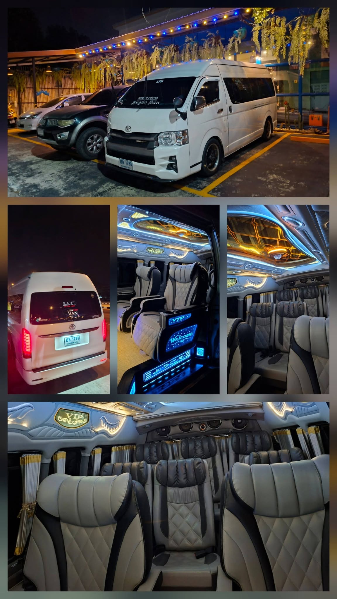 เช่ารถตู้สกลนคร VVIP 7 ที่นั่ง เบาะไฟฟ้า